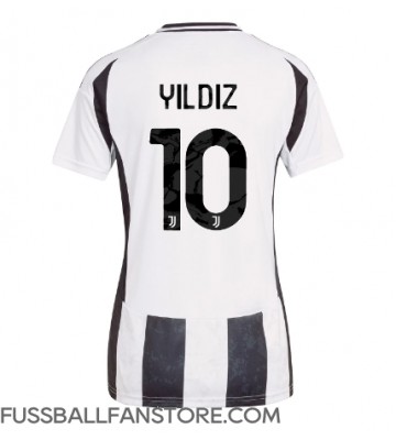 Juventus Kenan Yildiz #10 Replik Heimtrikot Damen 2024-25 Kurzarm